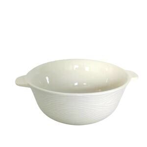 Temptations by Tara White Woodland 2 Quart Mixing Serving Bowl Handles NEW